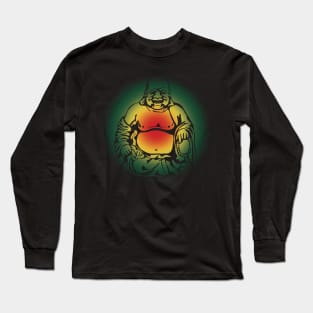 Laughing Rasta Buddha Long Sleeve T-Shirt